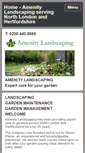 Mobile Screenshot of amenitylandscaping.co.uk